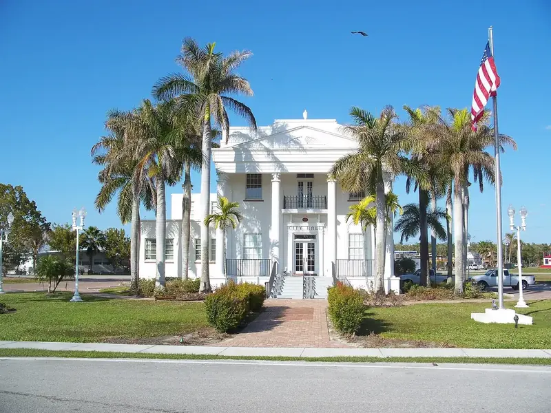 Old Collier County Courthouse in Everglades City, Florida